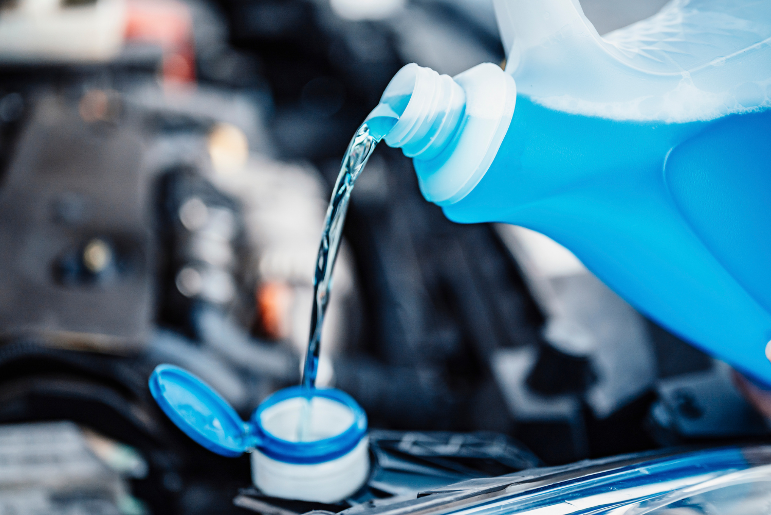 hoeveel koelvloeistof in auto